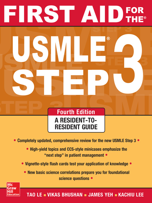 Title details for First Aid for the USMLE Step 3 by Tao Le - Wait list